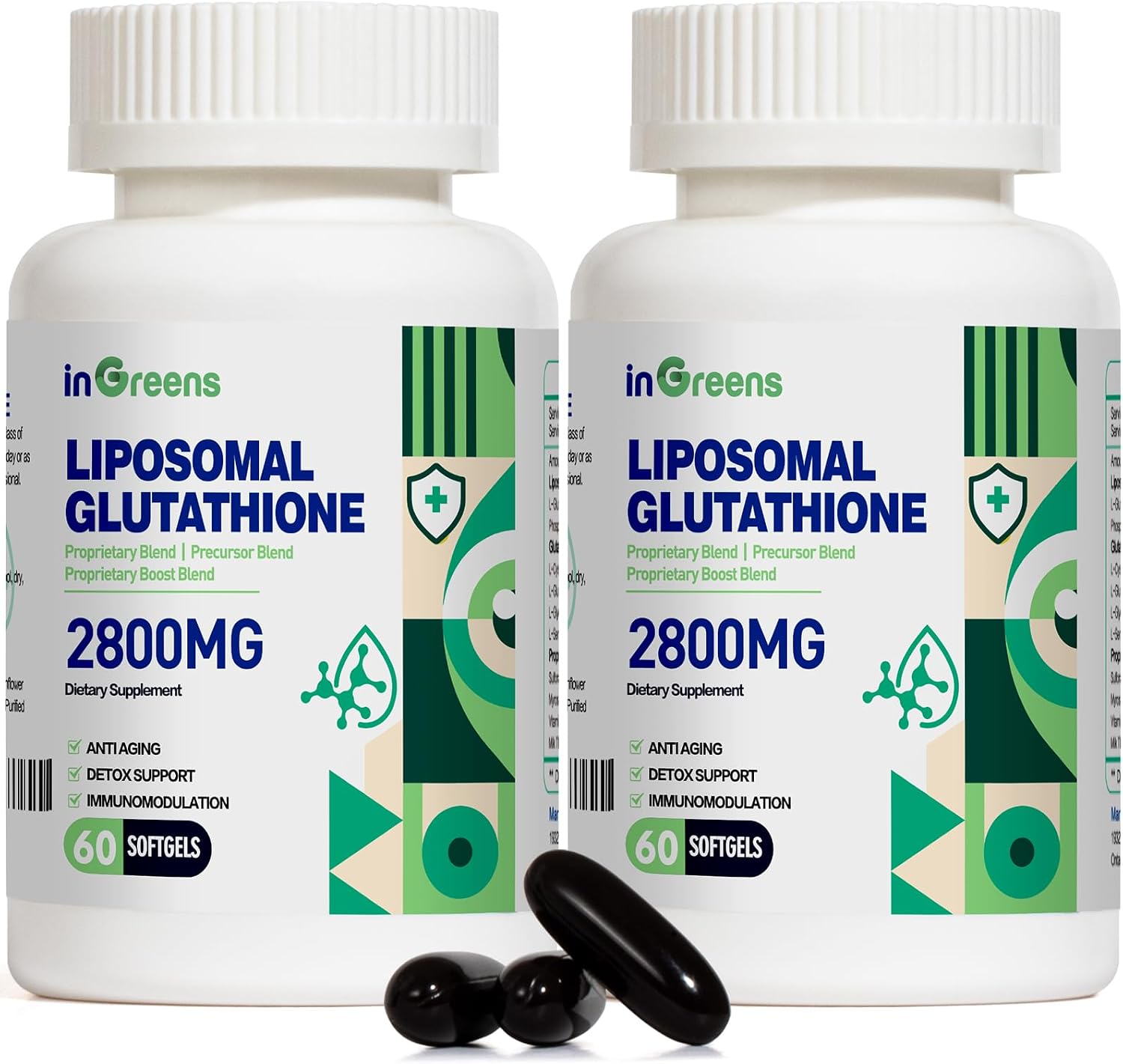 inGreens 2800 mg Glutatión Liposomal