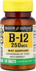 Mason Vitamins Vitamina B12 250 mcg Comprimidos