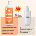 Aceite de Salmón Salvaje para Perros y Gatos, 946 ml