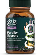 Gaia Herbs Fertility Support - Complemento para el bienestar femenino con Vitex - 60 Cápsulas Líquidas Veganas