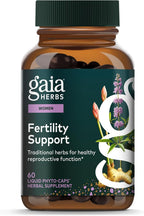 Gaia Herbs Fertility Support - Complemento para el bienestar femenino con Vitex - 60 Cápsulas Líquidas Veganas