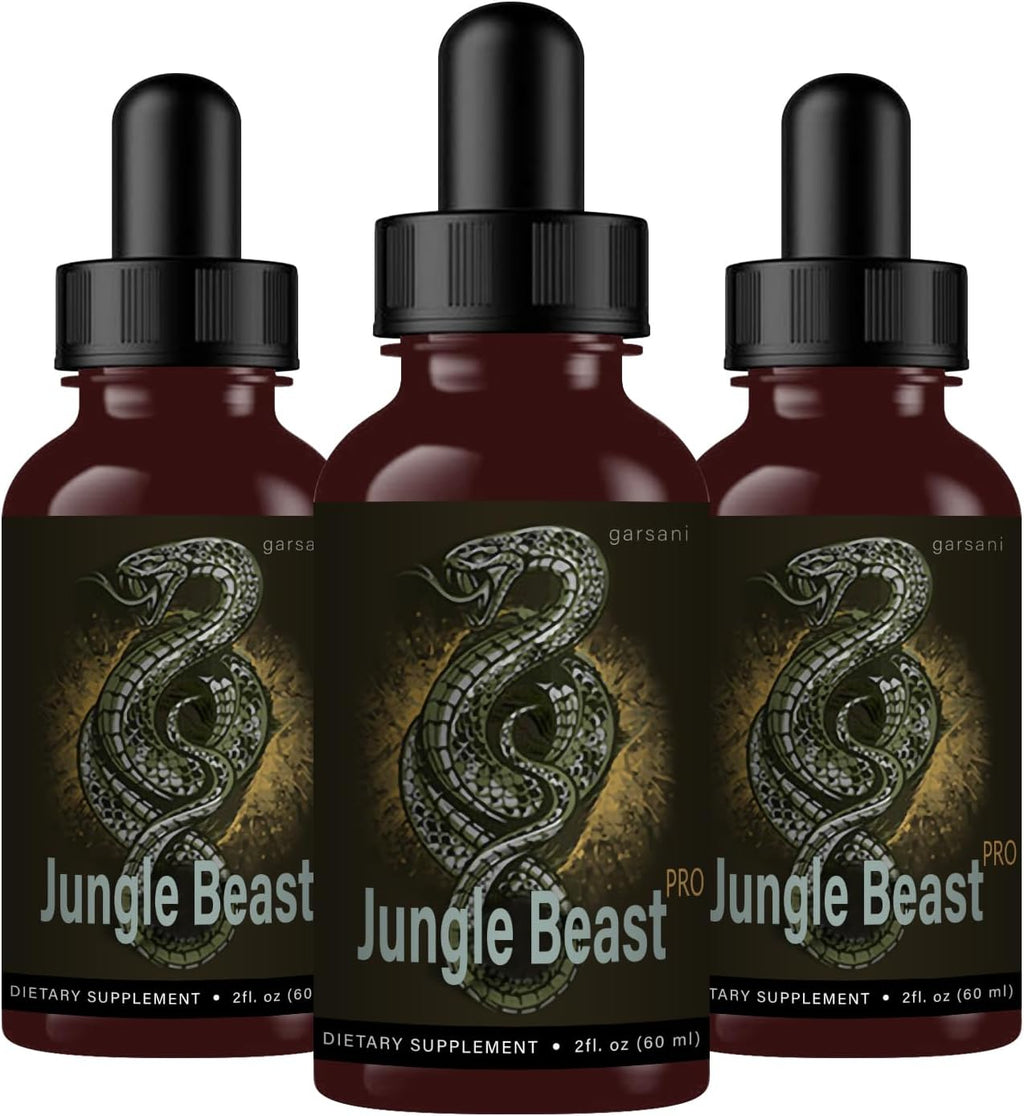 Jungle Beast Pro Drops - Pack de 3 (177 ml cada una)