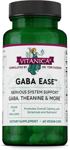 GABA Ease de Vitanica - 60 Cápsulas Veganas para Apoyo Calmante