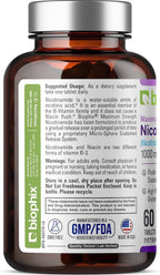 biophix B-3 Niacinamide 1000 mg 60 Tablets Sustained Release - No-Flush