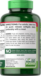 Nature's Truth Calcio 1200 mg con Vitamina D3 5000 UI, 120 comprimidos (Pack de 3)