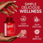 Gominolas de Vinagre de Manzana con Vitamina B12, Remolacha y Granada - Vegano, Sin Gluten