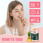 SUWENY Gominolas de Piña para Mujer - Fórmula Premium de Equilibrio Femenino, 60 Gomitas