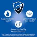 21st Century Suplemento para la Salud de la Próstata para Hombres, Saw Palmetto, Beta-Sitosterol 125 mg, Pygeum, Aceite de Semilla de Calabaza, con Vitamina D3, B6 y Zinc, Sin Gluten, 60 Cápsulas Blandas