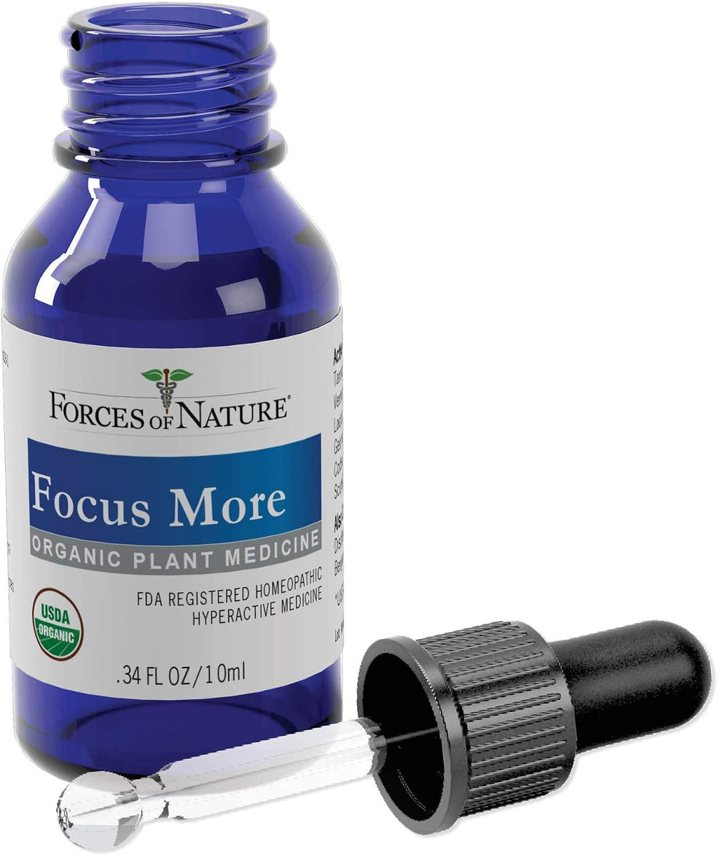 Focus More de Forces of Nature - Tintura Sublingual Orgánica para el Apoyo Cognitivo