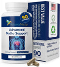 Nature's Nectar Nattokinasa Orgánica 250mg - Doble Concentración 5000 FU - Apoya la Salud Cardiovascular y Circulación Sanguínea - 90 Cápsulas