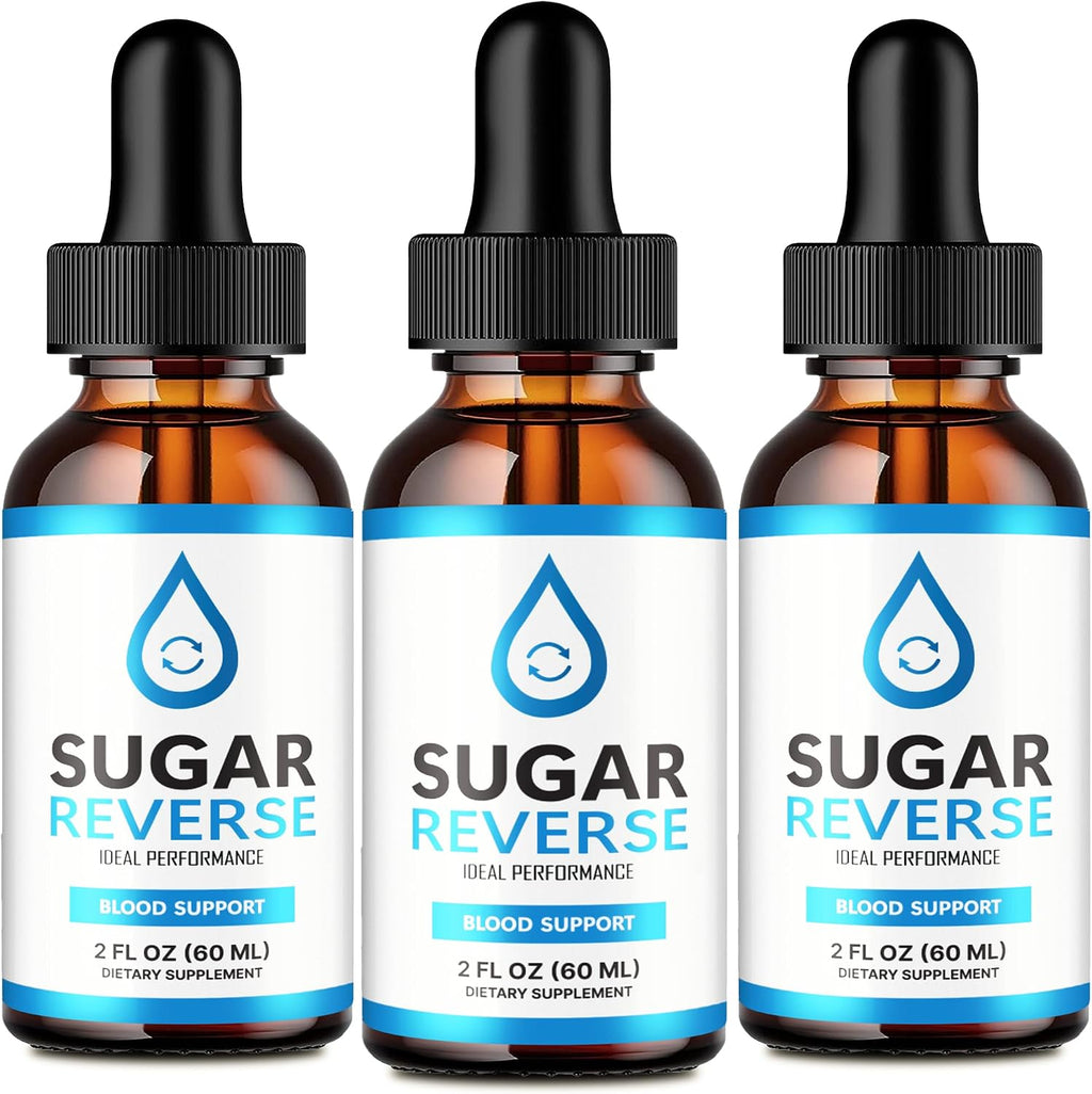 Sugar Reverse Drops - Suplemento Líquido de Vitaminas (3 Envases)