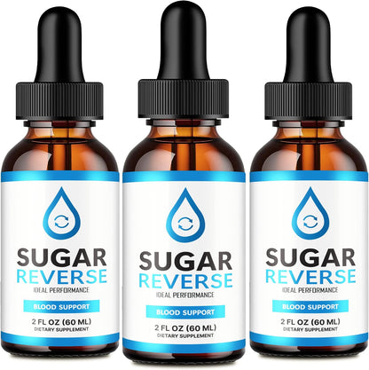Sugar Reverse Drops - Suplemento Líquido de Vitaminas (3 Envases) – Image 1