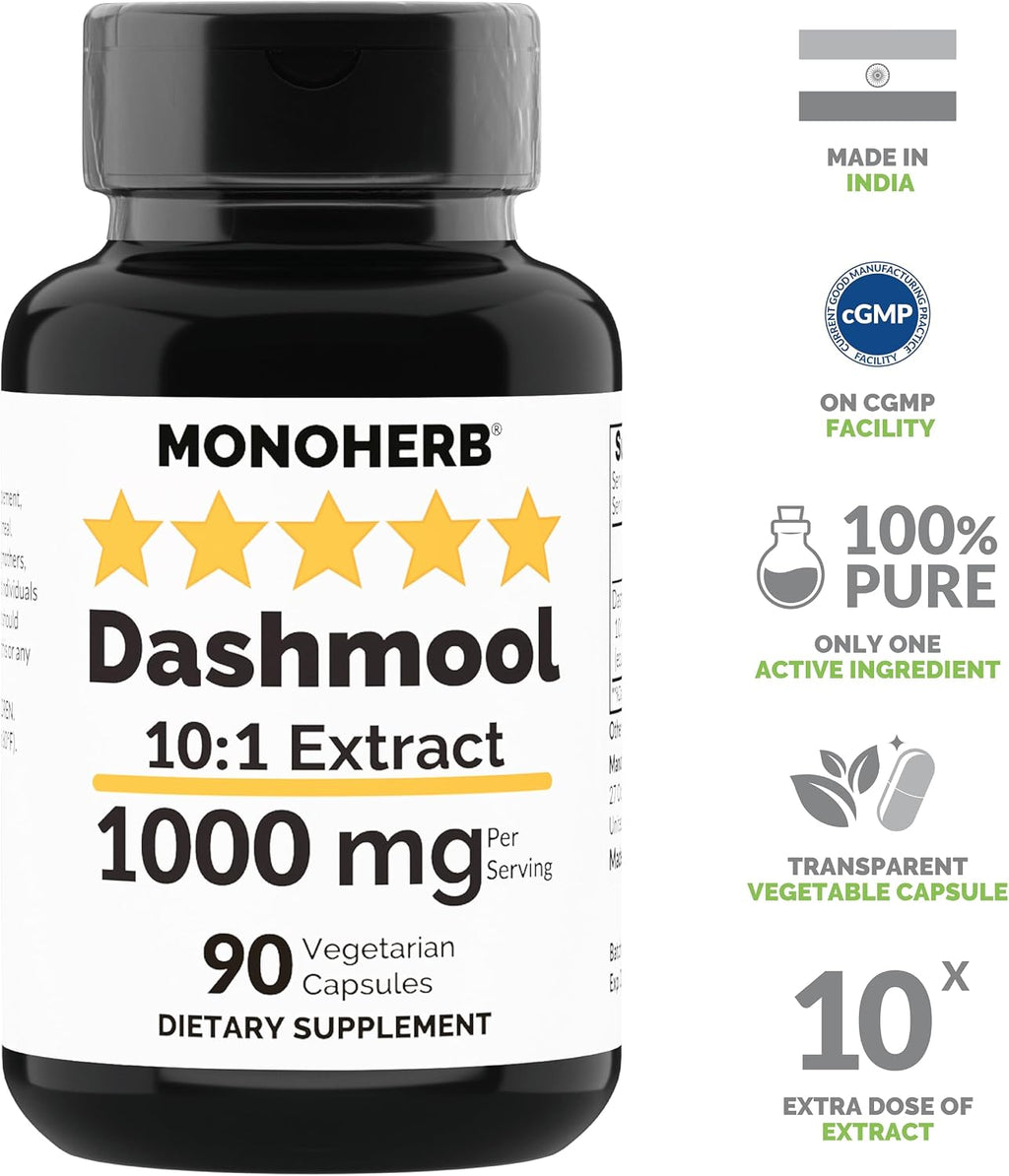 MONOHERB Dashmool Extracto 10:1 - 1000 mg por dosis - 45 dosis