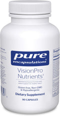 Pure Encapsulations VisionPro Nutrients | Complejo multivitamínico y mineral hipoalergénico para la visión | 90 cápsulas