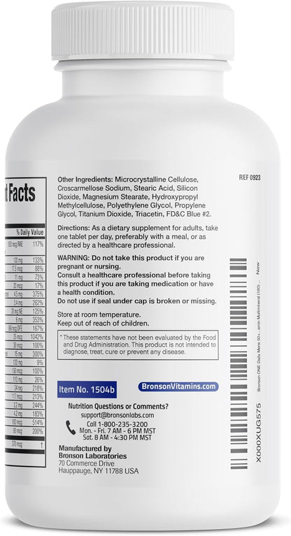 Bronson ONE Daily Multivitamínico Completo – Fórmula completa: Aporta una amplia gama de vitaminas y minerales – Image 7