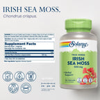 Solaray Irish Sea Moss 500 mg - 100 Cápsulas Veganas