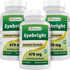 Best Naturals Eyebright 470 mg 180 Cápsulas (Pack de 3)