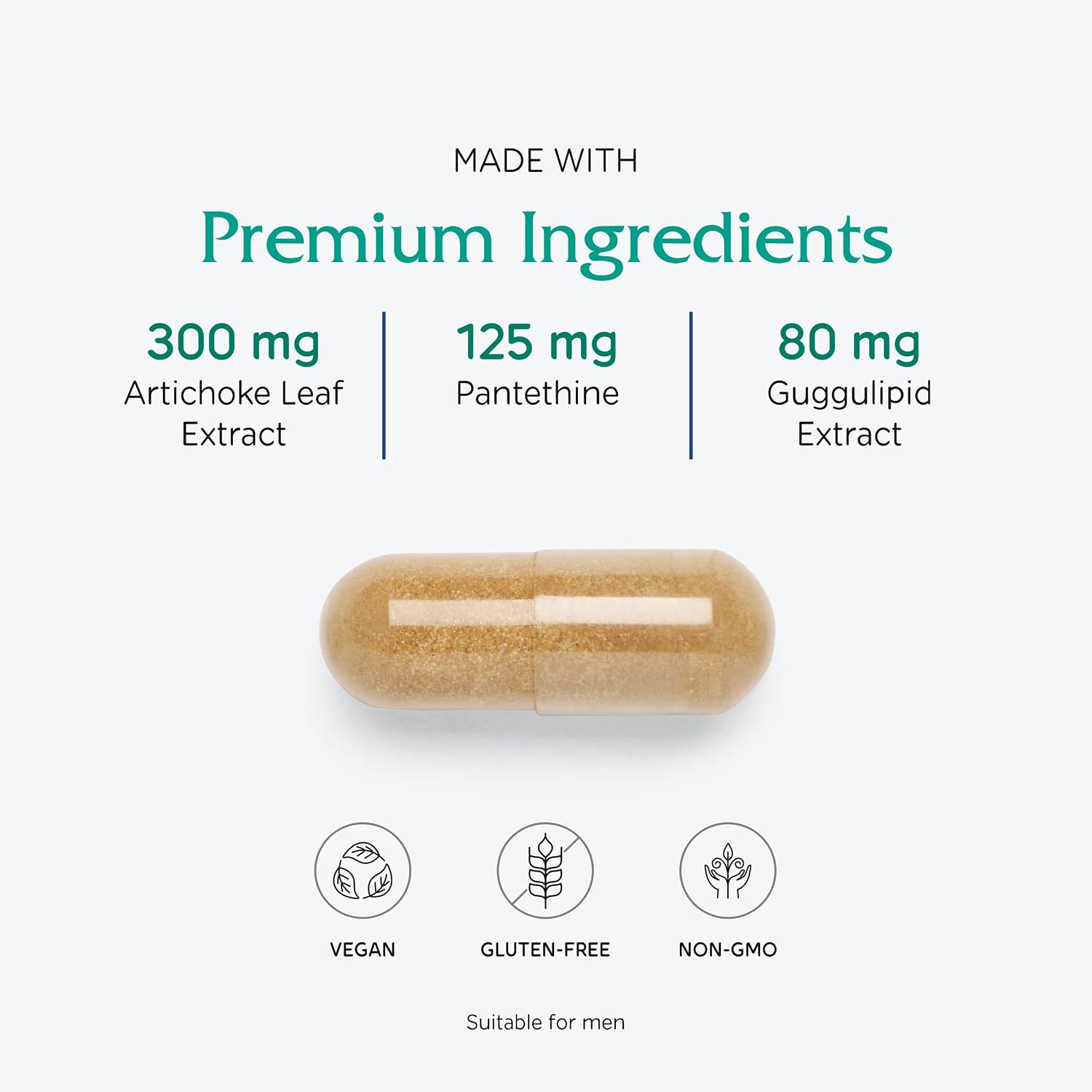 Vitanica Cholestblend, Apoyo al Colesterol, Vegano, 90 Cápsulas