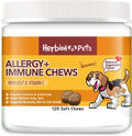 Herbion Pets Allergy + Immune Chews con Kelp y Vitamina C, 120 Masticables Blandos, Sabor Vegetal Natural, para Perros de 12 Semanas o Más
