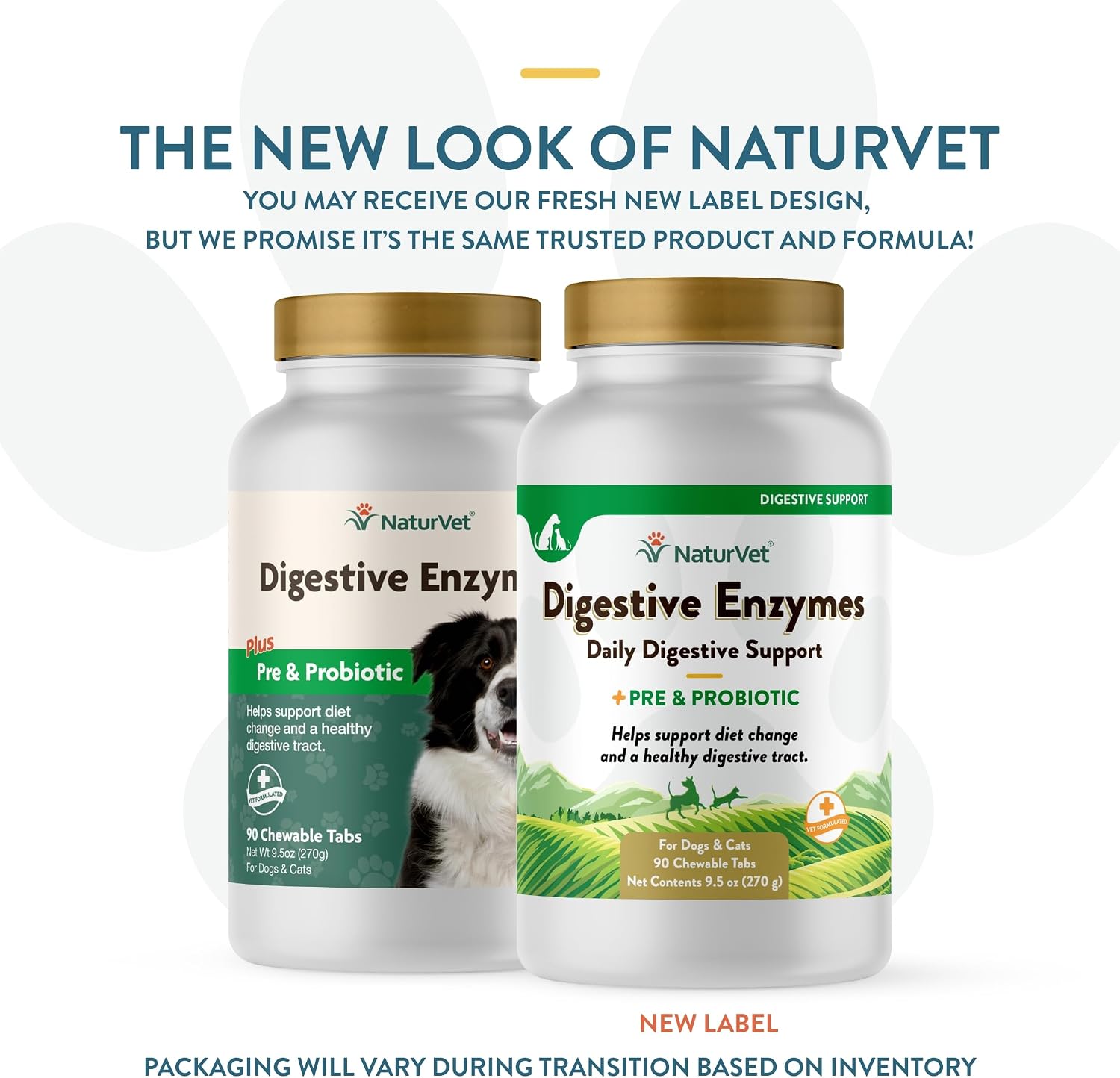 NaturVet Enzimas Digestivas y Probióticos - 90 Masticables para Perros
