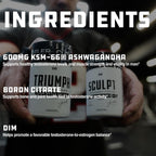 TRIUMPH Testosterone Booster para Hombres – 56 Cápsulas Veganas