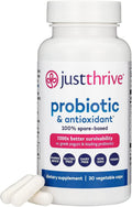 Just Thrive Probiótico y Antioxidante, 30 cápsulas