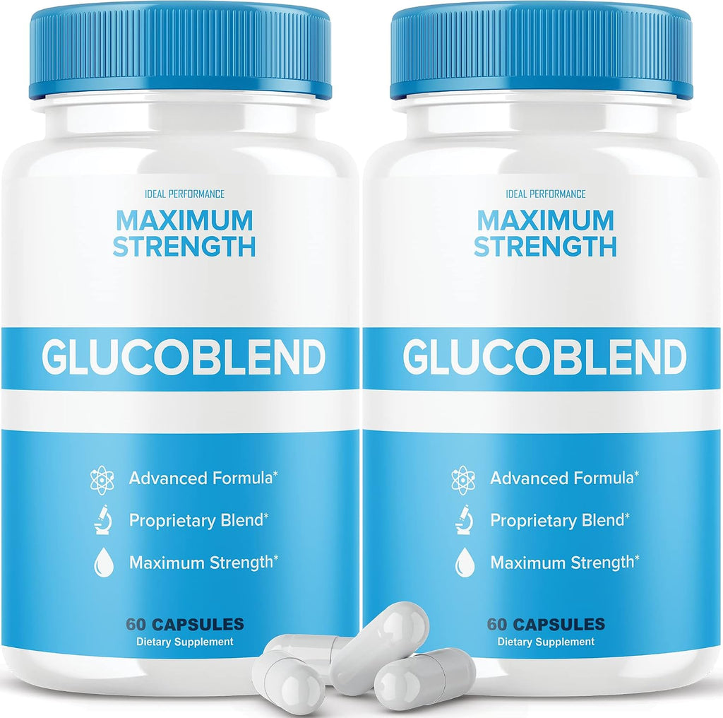 IDEAL PERFORMANCE (2 Pack) Glucoblend Cápsulas Suplemento (120 Cápsulas)