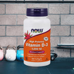 Vitamin D-3 1000 IU (Alta Potencia) - 360 Cápsulas Blandas de NOW Foods
