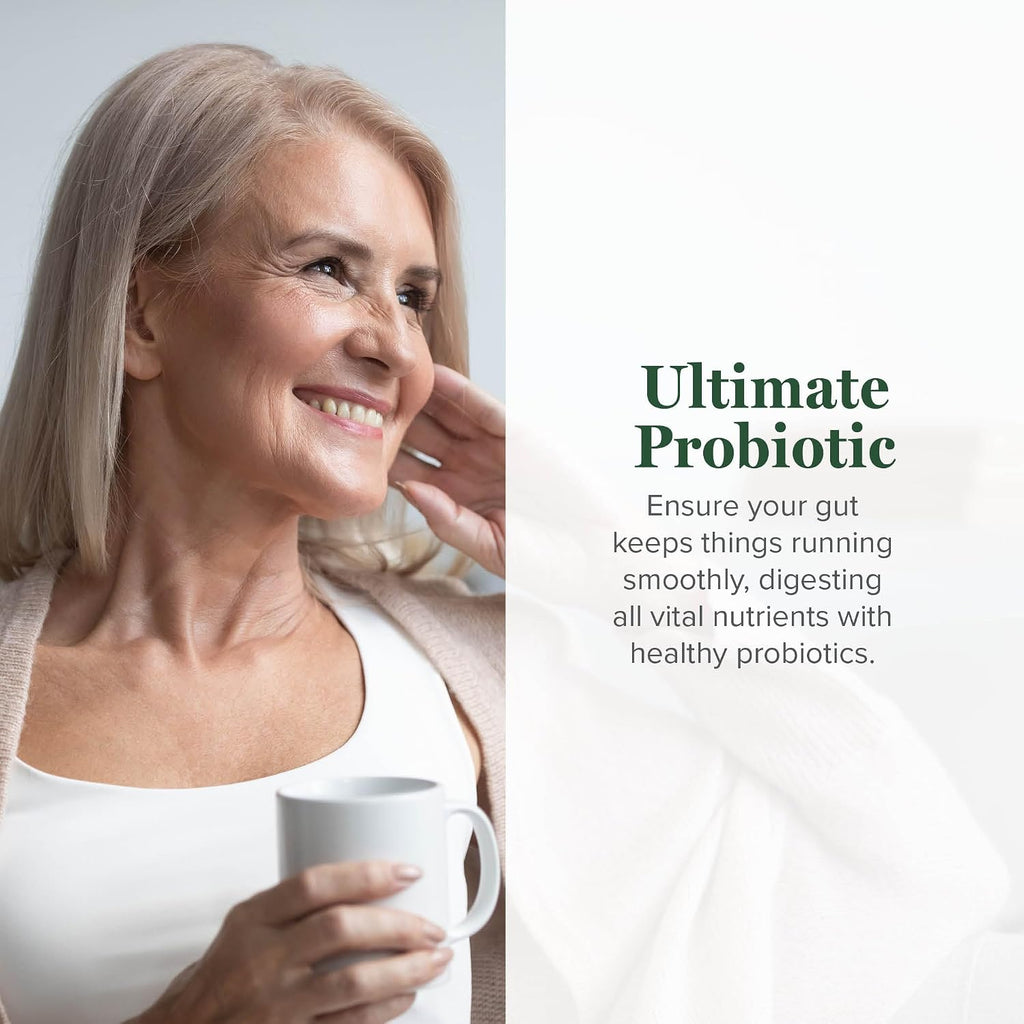 Global Healing Ultimate Probiotic Blend - Probióticos y Prebióticos, 75B UFC (60 Cápsulas)