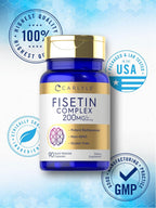 Carlyle Fisetin Complex | 90 Cápsulas | Sin OGM y Sin Gluten