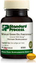 Standard Process Aceite de Germen de Trigo Fortificado - Vitamina E Natural 33.4 mg - 80 Cápsulas