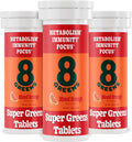 8Greens Supergreens Comprimidos Efervescentes, Naranja Sangre, 30 Dosis