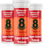 8Greens Supergreens Comprimidos Efervescentes, Naranja Sangre, 30 Dosis