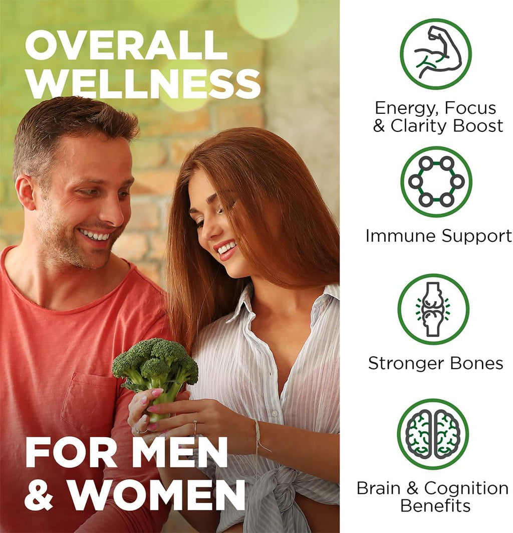 Nutrivein Multivitamínico de Alimentos Integrales para Hombres y Mujeres – 120 Cápsulas Veganas – Energía Diaria, Apoyo Inmunitario y Cardíaco – Mezcla de Frutas y Verduras + Vitaminas B