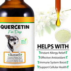 Quercetin para Perros en Gotas Líquidas, 60 ml (2 unidades)