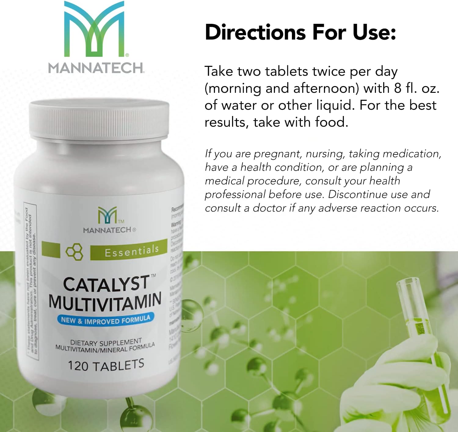 Mannatech Catalyst Multivitamin – 120 Comprimidos