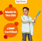 Feel Great Kids Vitamina D3 1000 UI – Gominolas de vitamina D para niños