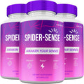 Spider Sense Pills, Suplemento de Máxima Potencia, Cápsulas SpiderSense Fórmula Premium (3 Envases)