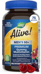 Nature's Way Alive! Gomitas Multivitamínicas Premium para Hombres de 50 Años o Más
