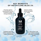 Valboren Labs Azul de Metileno 2% Grado Farmacéutico - Libre de Formaldehído y Alcohol - Suplemento Alimenticio - 118 ml