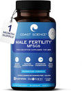 Coast Science MFSg6 - Male Fertility Supplement with CoQ10, Ashwagandha, and PQQ - 90 Capsules