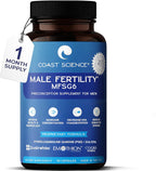 Coast Science MFSg6 - Male Fertility Supplement with CoQ10, Ashwagandha, and PQQ - 90 Capsules