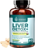 Zethyr St. Liver Detox+ con Cardo Mariano - Dosis Premium - Limpieza Hepática con NAC, ALA, Colina y Vitaminas B - 80 Cápsulas para Apoyo Antioxidante Diario