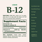 Nature's Bounty Vitamina B12 5000 mcg Líquido Sublingual, 59 ml
