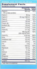ONE A DAY Men's Health Formula Multivitamin Tablets - 100 comprimidos