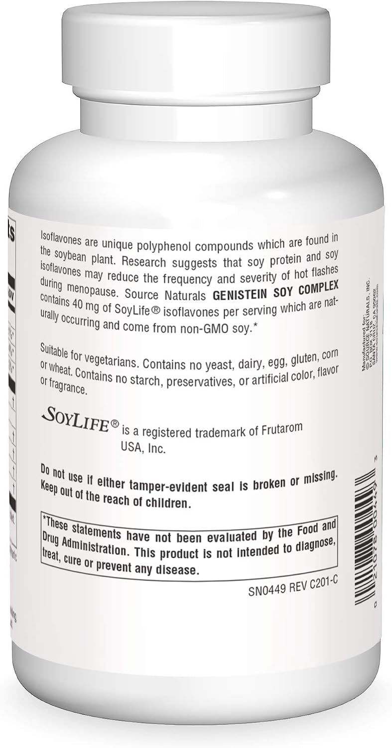 Source Naturals Genisteína Complejo de Soja 1000 mg - 240 Comprimidos