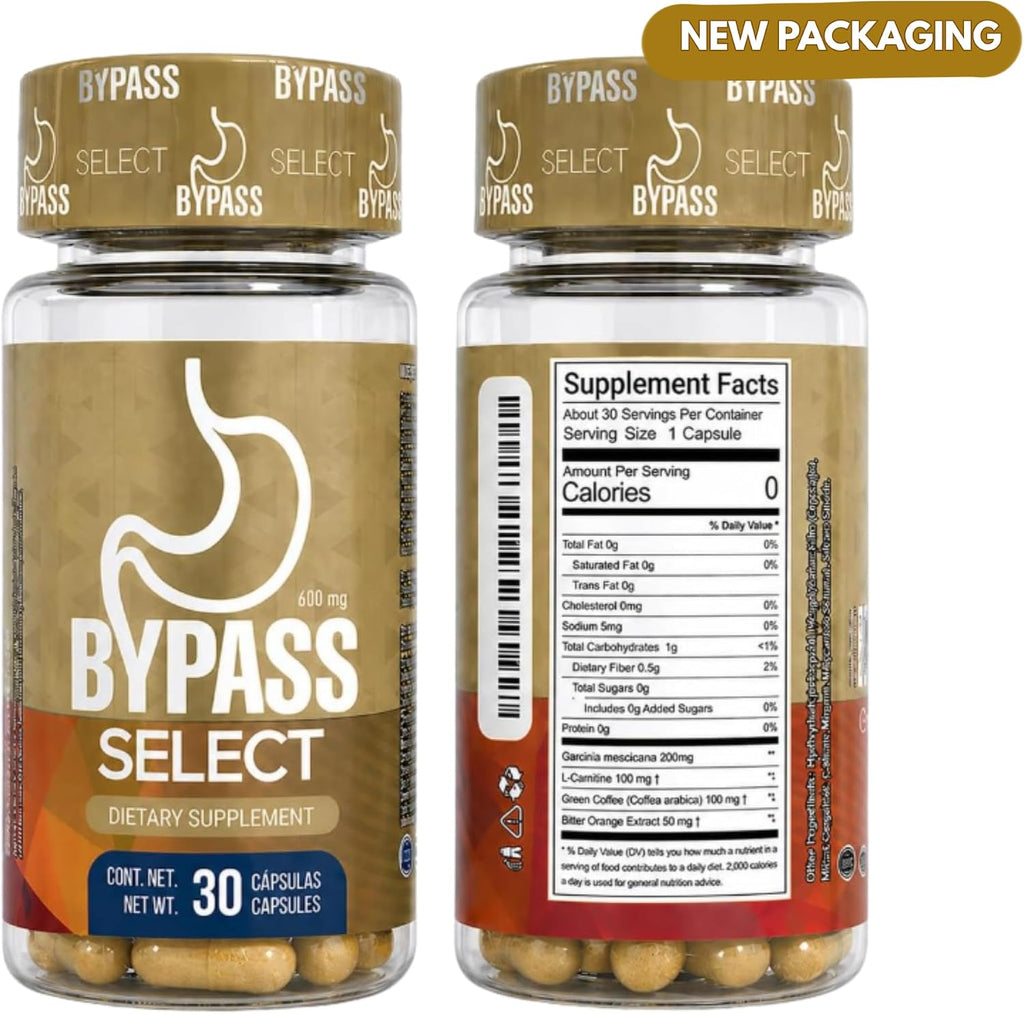 Dendas Bypass Select | Soporte de bienestar diario - 2 Botellas (30 Cápsulas cada una)