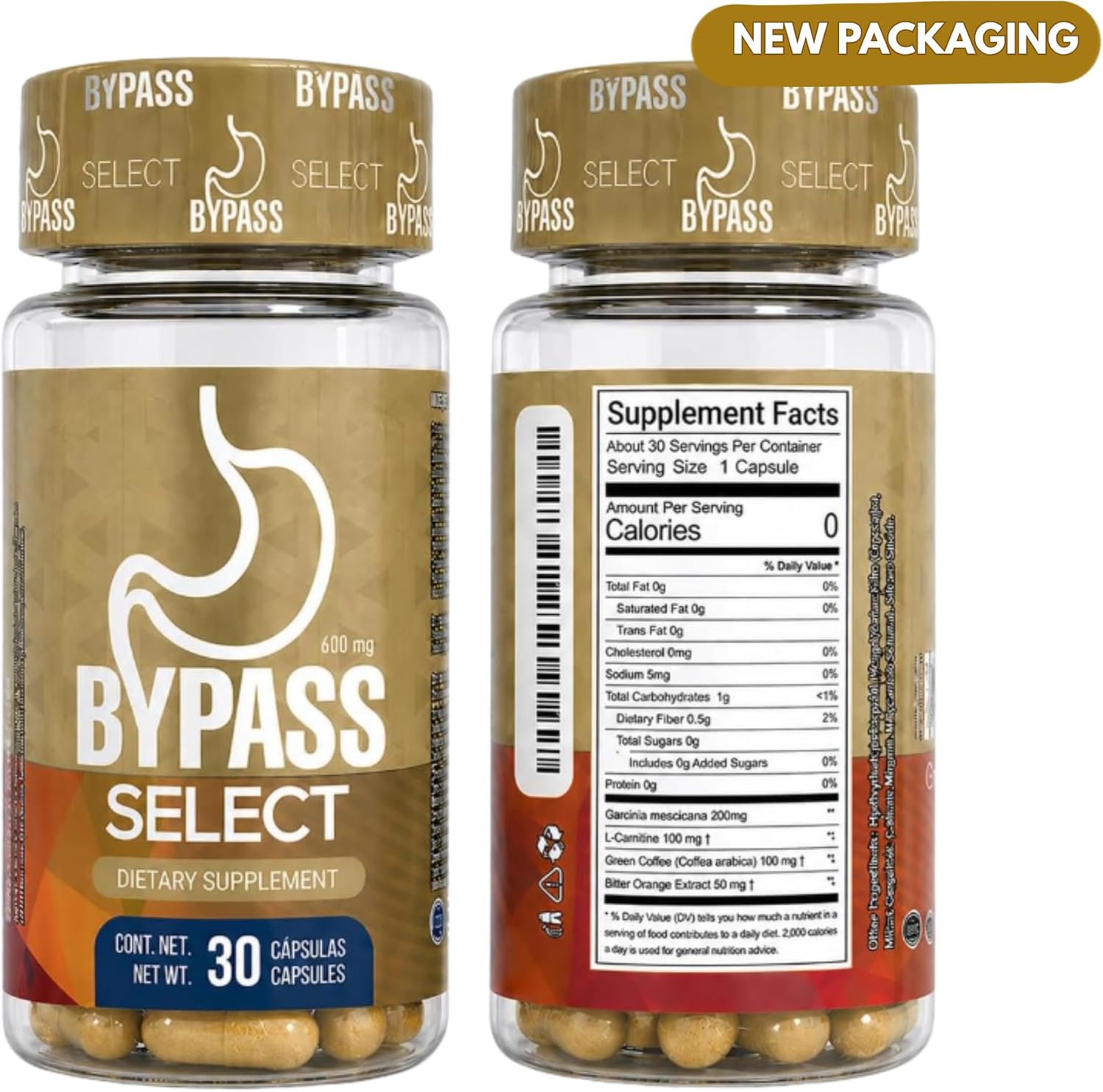 Dendas Bypass Select | Soporte de bienestar diario - 2 Botellas (30 Cápsulas cada una)