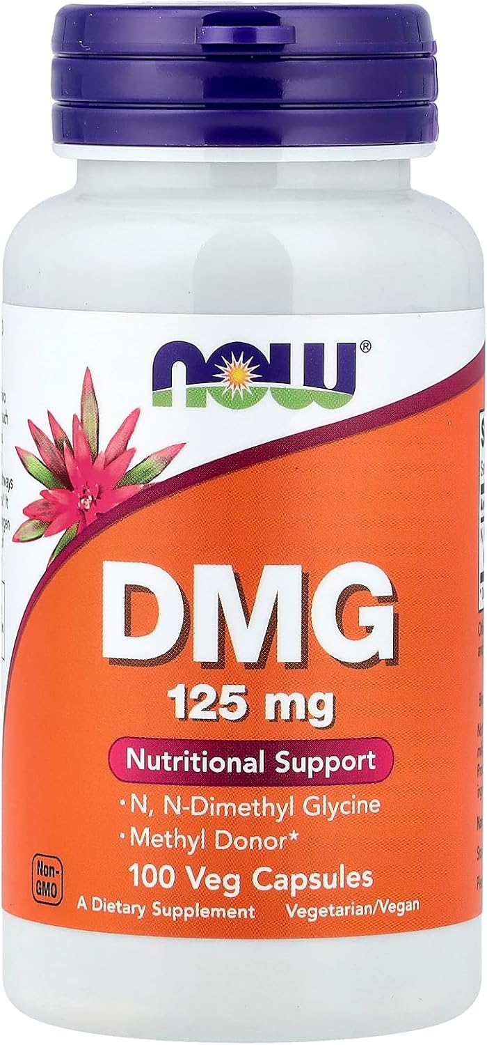 Now Foods DMG 125 mg, 100 Cápsulas