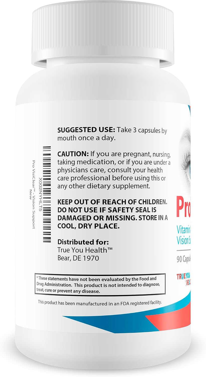 Pro VisiClear for Eyes - Suplemento de Vitamina A para la Vista